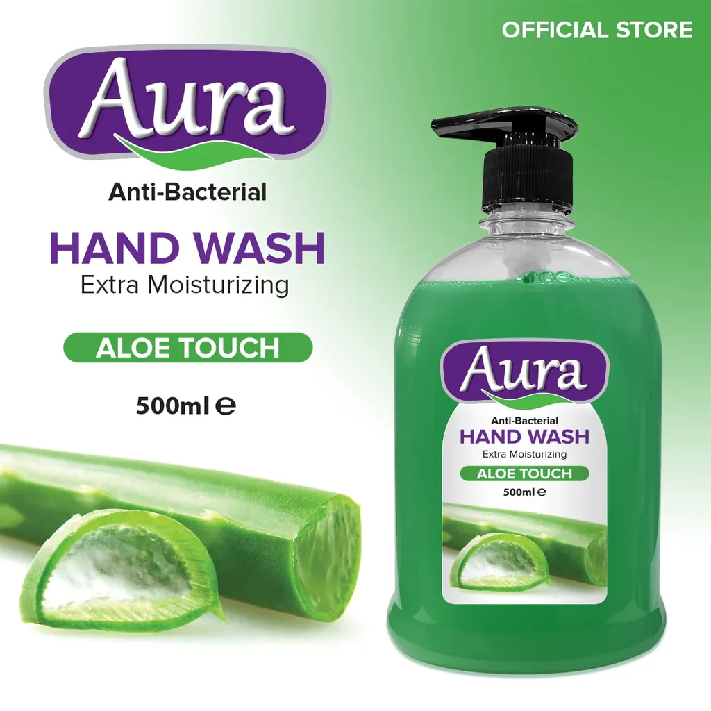 AURA GREEN ALOE HANDWASH 500ML
